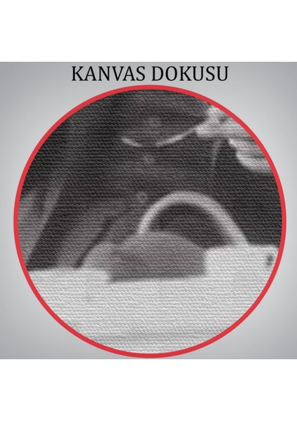 Mustafa Kemal Atatürk Kahvesini Içerken Fotoğrafik Dekoratif Kanvas Tablo, Duvar Dekoru EZ124