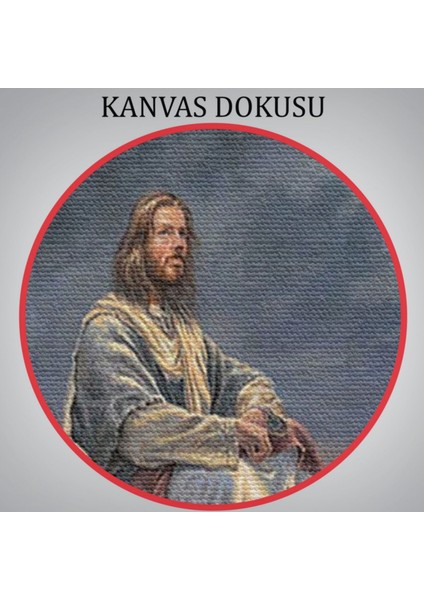 Isa Mesih Jesus Christ Dekoratif Kanvas Tablo, Duvar Dekoru 6540