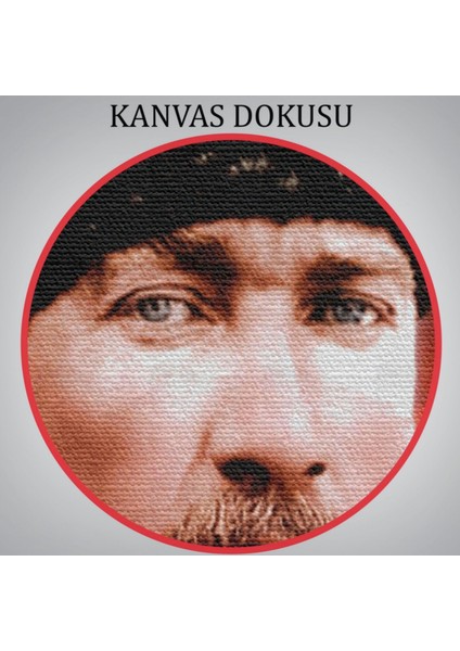Ulu Önder Atatürk Dekoratif Kanvas Tablo, Duvar Dekoru 6632
