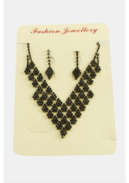 Zikzak Lüks Suyolu Set Kolye