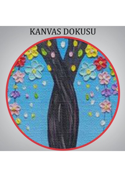 Çiçek Senfonisi Dekoratif Kanvas Tablo, Duvar Dekoru 6567