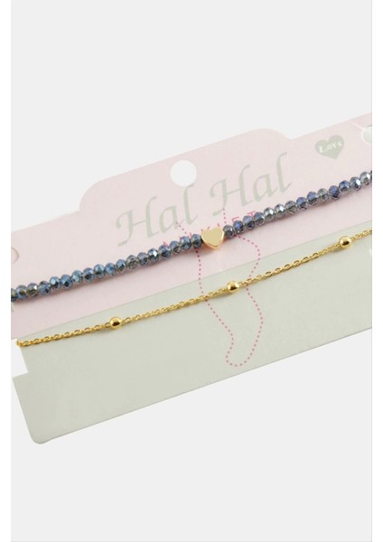Kalp Kristal Zincir Halhal