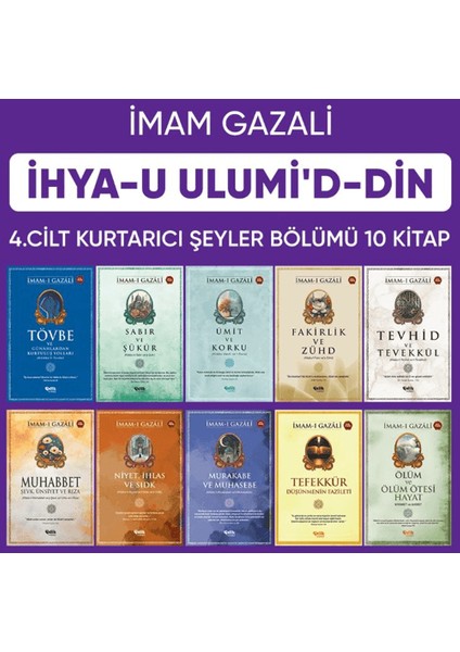 Ihyau Ulumiddin 4. Cilt (Kurtarıcı Şeyler 10 Kitap)