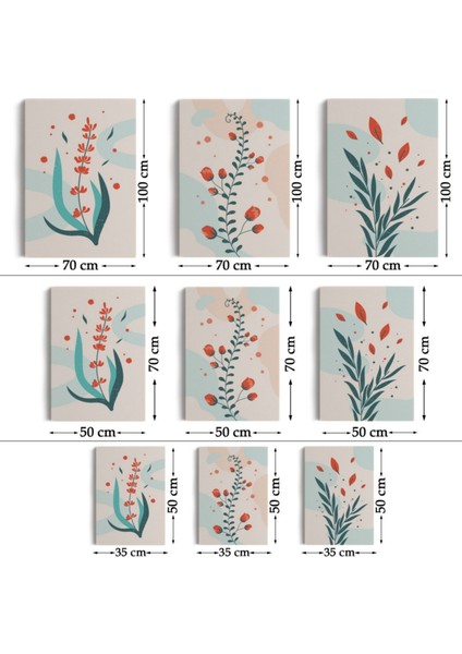Modern Sanat Temalı 3'lü Set Dekoratif Kanvas Tablo, Duvar Dekoru Aü22 modelleri