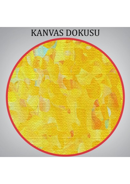 Renklerin Ahengi Sürreal Dekoratif Kanvas Tablo, Duvar Dekoru 6636
