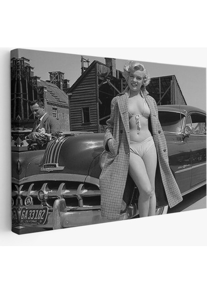 Marilyn Monroe ve Güzelliği Dekoratif Kanvas Tablo, Duvar Dekoru 6523