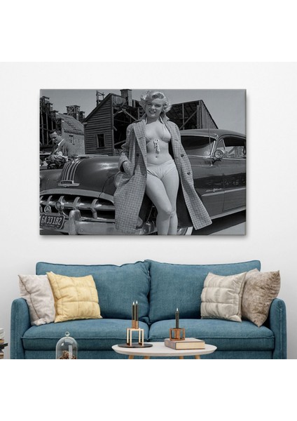 Marilyn Monroe ve Güzelliği Dekoratif Kanvas Tablo, Duvar Dekoru 6523 fiyatları