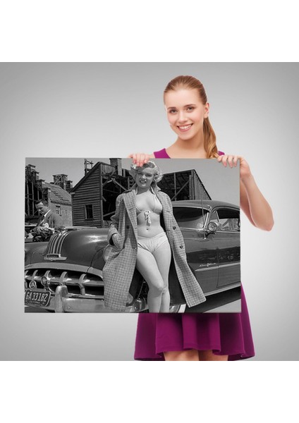 Marilyn Monroe ve Güzelliği Dekoratif Kanvas Tablo, Duvar Dekoru 6523