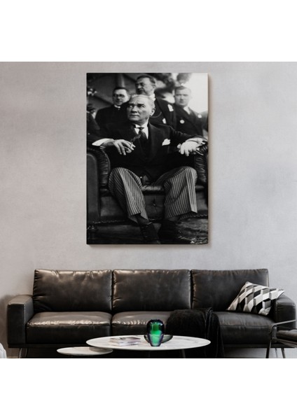 Mustafa Kemal Atatürk Portresi Dekoratif Kanvas Tablo, Duvar Dekoru Cş71 fiyatları