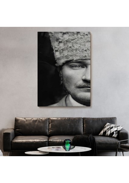 Mustafa Kemal Atatürk Portresi Dekoratif Kanvas Tablo, Duvar Dekoru FP140 fiyatları