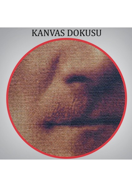 Mustafa Kemal Atatürk Portresi Dekoratif Kanvas Tablo, Duvar Dekoru Cö66