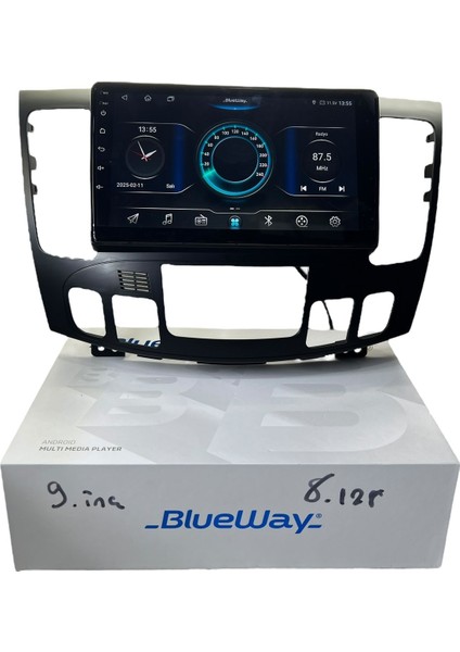 Hyundai Sonato A-C 2009-2011 Blueway 8-128 Tam Profesyonel Oem Multimedia