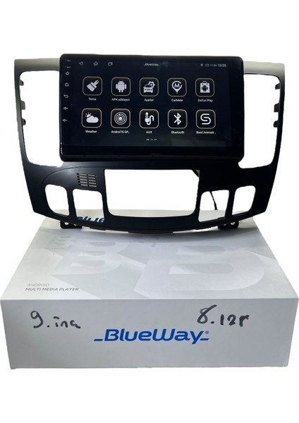 Hyundai Sonato A-C 2009-2011 Blueway 8-128 Tam Profesyonel Oem Multimedia fiyatları
