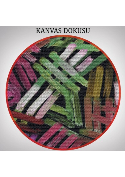 Soyut Sürreal Şekiller Temalı 3'lü Set Dekoratif Kanvas Tablo, Duvar Dekoru EŞ118 fırsatları