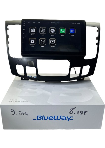 Hyundai Sonato A-C 2009-2011 Blueway 8-128 Tam Profesyonel Oem Multimedia modelleri