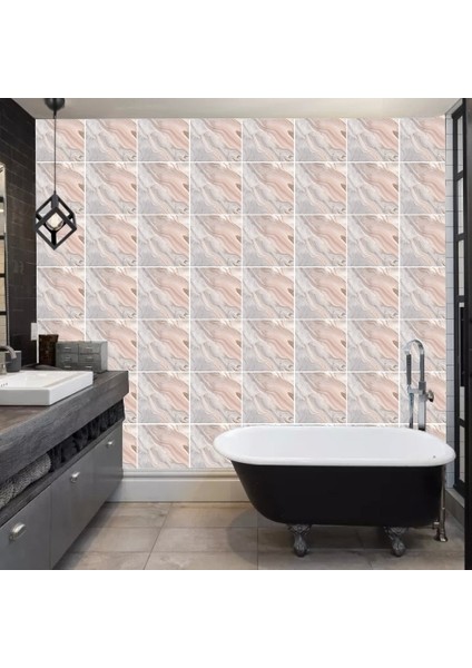 Decohandy 30X30 cm Pvc Duvar Karosu 4'lü Paket - Antik Mermer modelleri