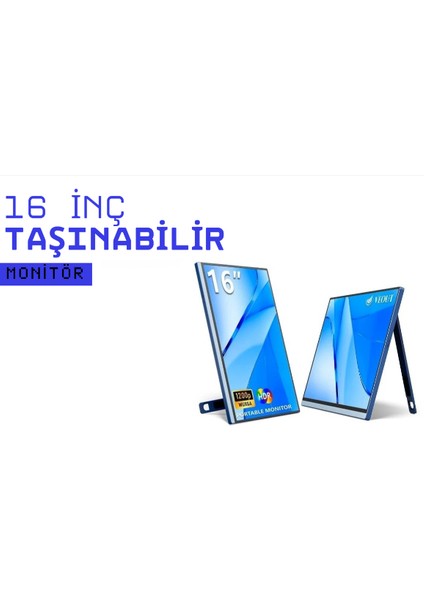 16 Inç Taşınabilir Monitör