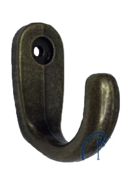 Büyük Tekli Fincan Askı, Dekor Askısı - Antik, 12X23X30 mm