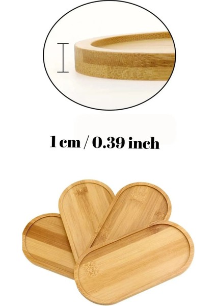 Ahşap Çok Fonksiyonlu Yağdanlık ve Sunum Tahtası Kahverengi 2’li Set modelleri