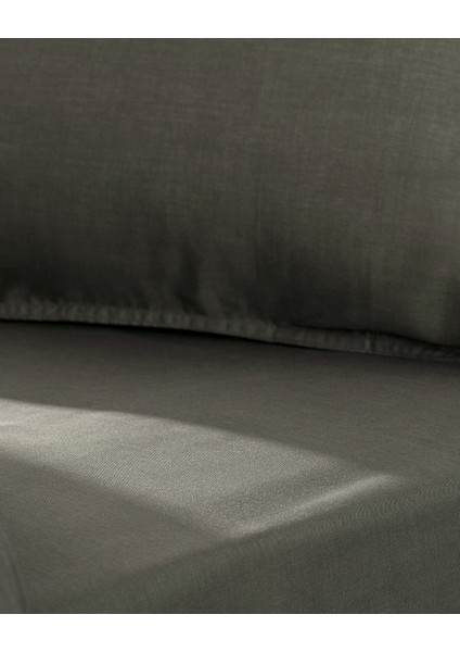 Loire Tek Kişilik Tencel Nevresim Takımı ( TENCEL™ ) - Haki fırsatları
