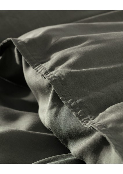Loire Tek Kişilik Tencel Nevresim Takımı ( TENCEL™ ) - Haki indirimleri