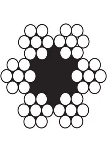 Çelik Halat 4 mm 10 Metre (6x7 K.öz) fiyatları