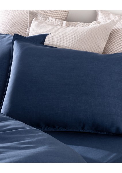 Loire Tek Kişilik Tencel Nevresim Takımı ( TENCEL™ ) - Lacivert fiyatları