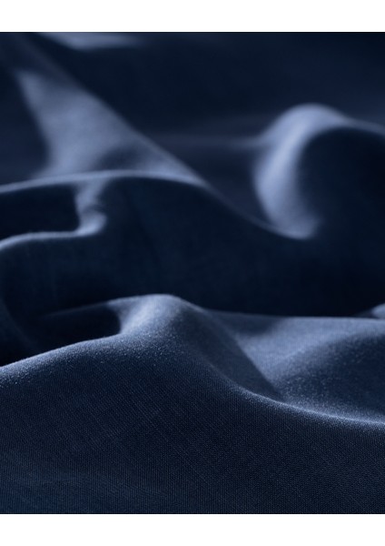 Loire Tek Kişilik Tencel Nevresim Takımı ( TENCEL™ ) - Lacivert