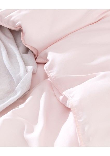 Loire Tek Kişilik Tencel Nevresim Takımı ( TENCEL™ ) - Pudra modelleri