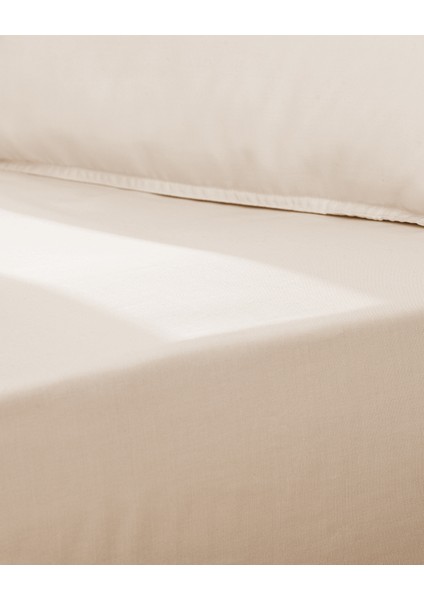 Loire Tek Kişilik Tencel Nevresim Takımı ( TENCEL™ ) - Bej fırsatları