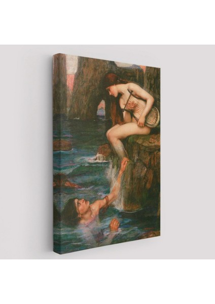 1849-1917 John William Waterhouse Ressam Dekoratif Kanvas Tablo, Duvar Dekoru 6029