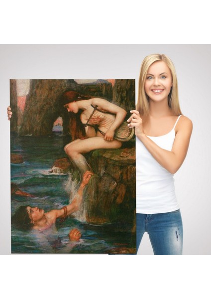 1849-1917 John William Waterhouse Ressam Dekoratif Kanvas Tablo, Duvar Dekoru 6029