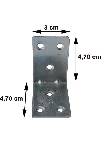 Gönye L Tipi No:8 ( 5 Adet )