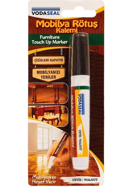 Vodaseal Mobilya Rötuş Kalemi Tekli Ceviz