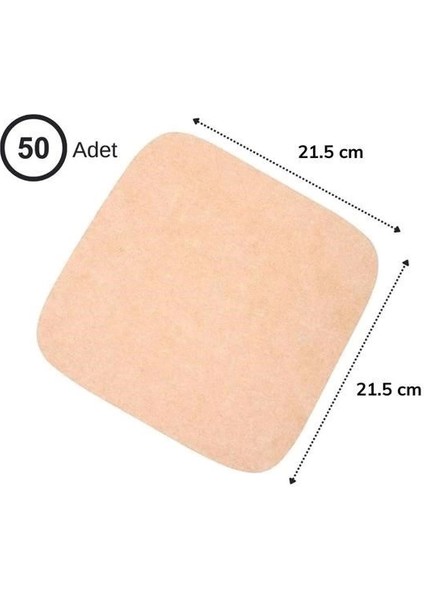 100 Adet Air Fryer Pişirme Kağıdı Tek Kullanımlık Yağ Su Geçirmez Yapışmaz Deliksiz Düz Kare Model modelleri