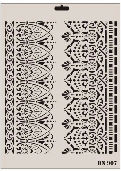 Rich Dantel Seri DN-907 Stencil 35X25 cm