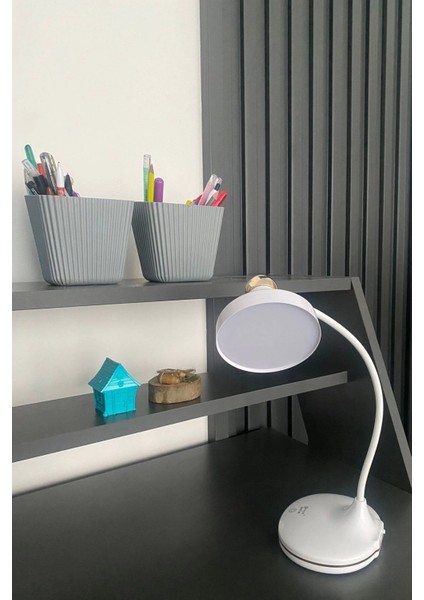 Bfs Dokunmatik 3 Farklı LED Işıklı Çalışma Masası Üstü Lamba