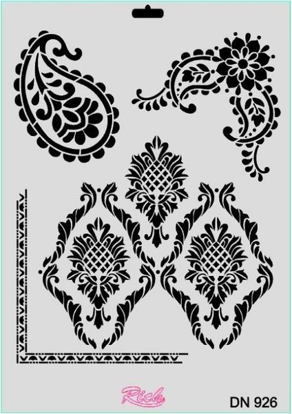 Rich Dantel Seri DN-926 Stencil 35X25 cm