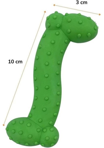 Bfs Tiny Kemik Oyuncağı Tırtıklı Yüzey Küçük Kemik Plastik Köpek Oyuncağı