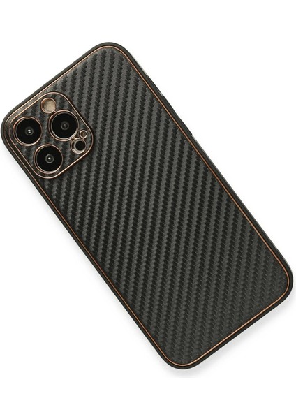 Bfs iPhone 13 Pro Kılıf Coco Karbon Silikon - Siyah modelleri