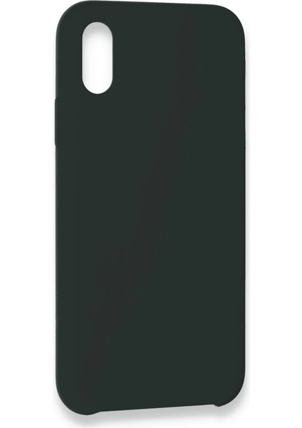 Bfs iPhone Xs Max Kılıf Lansman Legant Silikon - Koyu Yeşil modelleri
