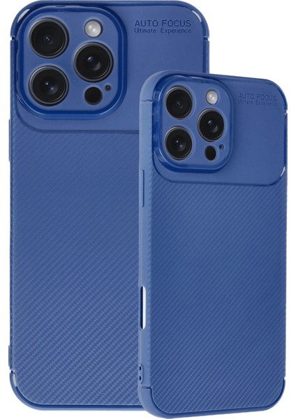 Bfs iPhone 16 Pro Max Kılıf Auto Focus Karbon Kapak - Lacivert fiyatları
