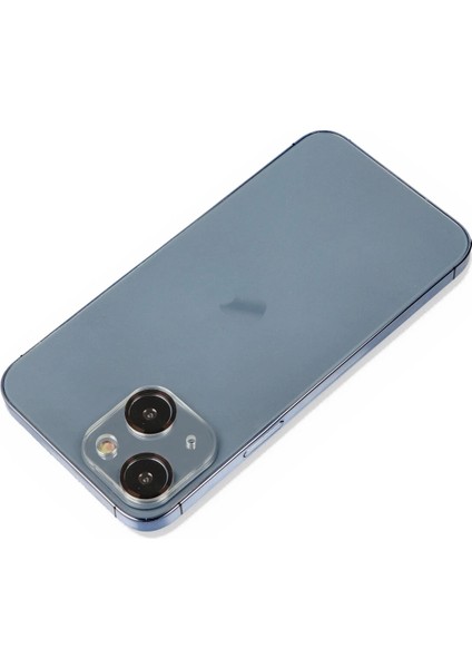 Bfs iPhone 14 Plus Metal Kamera Lens Koruma Cam - Siyah