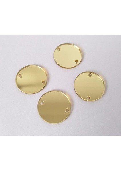 Çok Renkli 1,50MM Kalınlıkta 4cm Boyutunda 50 Adet Yapışkanlı Akrilikler