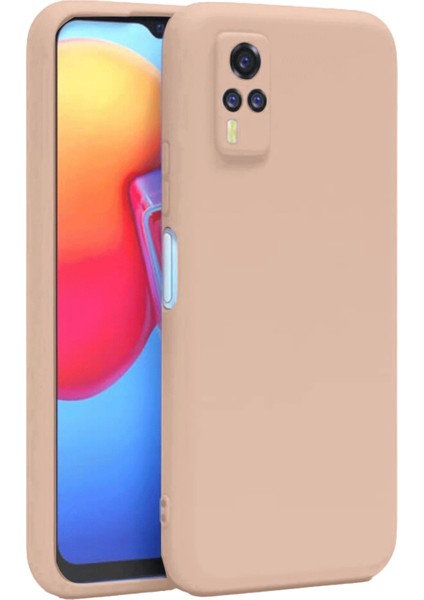 Bfs Vivo Y53S Kılıf Nano Içi Kadife Silikon - Pudra modelleri