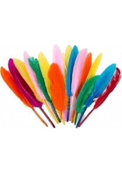 Renkli Puti Tüy 10'lu, Şık ve Çeşitli Renk Seçenekleriyle Eğlenceli Kullanım