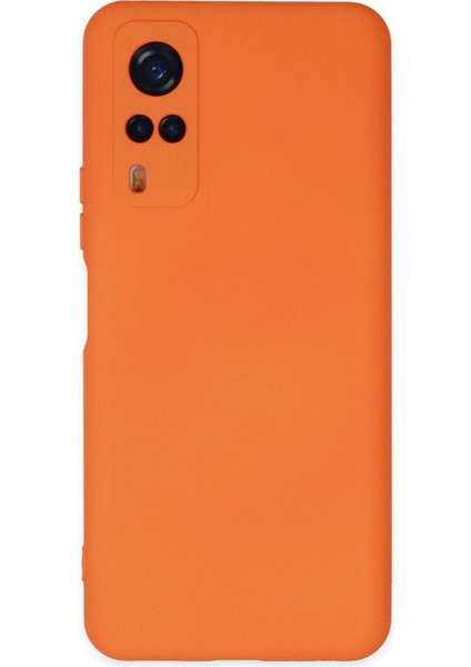 Bfs Vivo Y53S Kılıf Nano Içi Kadife Silikon - Turuncu