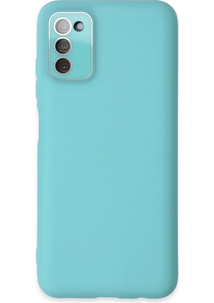 Bfs Samsung Galaxy A03S Kılıf Lansman Glass Kapak - Turkuaz