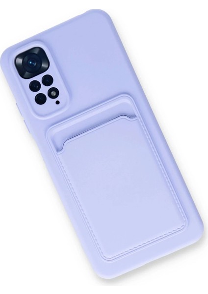 Bfs Xiaomi Redmi Note 11S Kılıf Kelvin Kartvizitli Silikon - Lila fiyatları