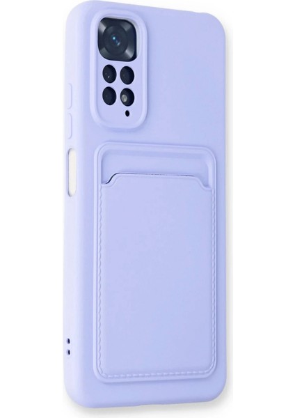 Bfs Xiaomi Redmi Note 11S Kılıf Kelvin Kartvizitli Silikon - Lila modelleri